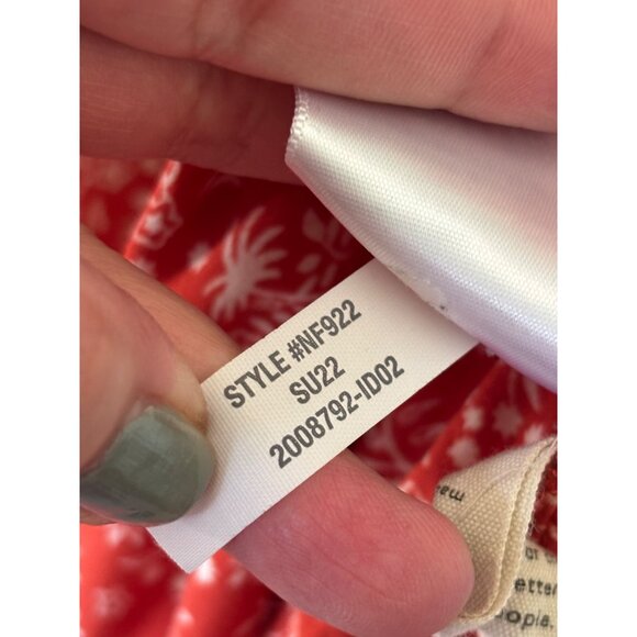 Madewell Button-Front Midi Dress In Piazza Floral Size XL - Picture 7 of 8